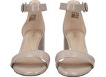 Clarks Sandalo Ezoria Mae, Vernice/Spazzolato, Beige, Donna