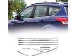 Modanature Per Finestrini Per Ford Kuga 2012-2019 In Acciaio Inox Cromato 10 Pz