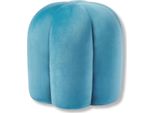 Pouf Poggiapiedi Cali In Velluto Blu