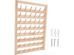 48 Rocchetti Di Filo Rack Da Parete Fai Da Te Eco Friendly Ricamo Rocchetto Organizzatore Per Casa Cucito