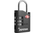 Defender Lucchetto A Combinazione Tsa 35 Mm TK4784 (Taglia Unica) (Multicolore)