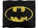 Batman - Coperta, Logo Lavato TV18666 (Taglia Unica) (Multicolore)