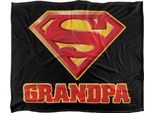 Superman - Coperta "Nonno"", Logo TV18680 (Taglia Unica) (Multicolore)"