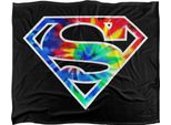 Superman - Coperta, Logo Tie-Dye TV18681 (Taglia Unica) (Multicolore)