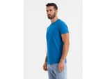 Ombre Clothing T-Shirt Da Uomo A Maniche Corte Jovani Blu S