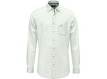 Camicia Fynch-Hatton A Quadri Verdi Con Taschino In Lino