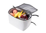 Qunature 35L Borsa Frigo Pieghevole Borsa Termica Borsa Da Picnic Borsa Trasporto Alimenti Borsa Freezer, Grigio