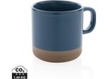 Xd Collection - Tazza Da Caffè, Smaltata, In Ceramica, 360Ml XD168 (Taglia Unica) (Blu)