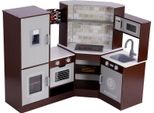 Succebuy Angolo Cucina In Legno, Set Di Giocattoli Con Luci E Suoni. Questa Cucina Per Bambini è Dotata Di Gelatiera, Forno, Lavello, Orologio, Forno A Microonde