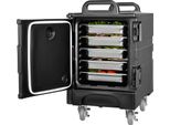 Succebuy Contenitore Isolato Per Alimenti, Capacità 81 Qt, Scaldavivande Con Doppie Fibbie, Scaldavivande Con Caricatore Frontale, Caricatore Finale Impilabile Con Ruote E Maniglie Per Catering, Ristorante