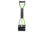 Pet Pooper Manico Lungo Pino Poop Scoop Clean Pick Up Dog Cat Litter Picker Strumento Di Pulizia (Verde Nero)