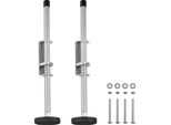 Succebuy Livellatore Per Scale, 50,8 Cm (20 Pollici) In Acciaio, Strumento Di Livellamento Per Scale Con Carico Di 550 Libbre, Tramoggia Per Il Lancio, Stabilizzatore Per Scale Con Magazzino, Facile Da Usare Per Tutte Le Superfici