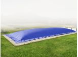 Airdeluxe® Copertura Gonfiabile Rettangolare Per Piscina (9 M X 4 M, Blu), Copertura Invernale Per Piscina In Telone Da Camion