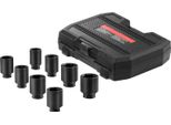 Succebuy Set Di Bussole A Percussione Per Dadi Dell'assale, 1/2" Drive, Profondo, A 12 Punte, 8 Pezzi, Metrico, Set Di Bussole Per Dadi Dell'assale, CR-MO Trattato Termicamente, Con Custodia Per La Riparazione Di Automobili"