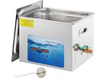Succebuy Pulitore A Ultrasuoni, 15 L, Frequenza Regolabile 36 Khz - 40 Khz, Timer Digitale E Riscaldamento, Per Gioielli, Monete, Bicchieri, 220 V