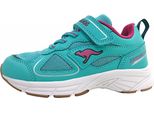Kangaroos K-Ni Roug Ev Scarpa Da Bambina Con Velcro In Turchese, Misura 33