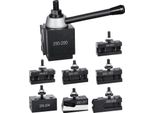 Succebuy Set Di Portautensili A Cambio Rapido, 8 Pezzi, Portautensili Da Tornio Per Mini Torni Da 10"-15"""