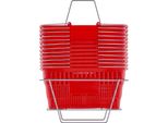 Succebuyil Cestino Per La Spesa, Disponibile In Un Set Da 12, è Una Scelta Eccellente Per Le Vostre Esigenze Di Spesa. Questi Cestini Per La Spesa Da 21 Litri Sono Realizzati In Plastica Robusta E Sono Dotati Di