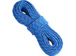 Succebuy Corda Da Arrampicata Dinamica Da 10,2 Mm, 60 M (197 Piedi), Resistenza 25 Kn, Fibra Elastica Con Moschettone In Acciaio Per Calate In Corda Doppia, Soccorso E Fuga - Blu