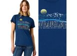 Wrangler Damen, Maglietta Graphic Tee, S, Blau, Sport, Tshirt, Camicia