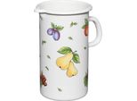 Riess 0836-068 Brocca Smaltata 1,5 L, Giardino Della Frutta, H 19 Cm / Smalto Krug