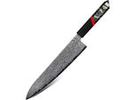 Coltello Da Cucina Damasco ZA-37455 - Chef/Nero/Rosso KP37455