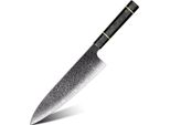 Coltello Da Cucina Damasco TS-37459 - Chef/Nero KP37459