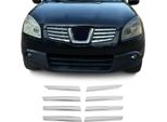 Modanature Griglia Radiatore Modanature Griglia Per Nissan Qashqai J10 2006-2014 Cromo 8X