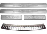 Protezione Laterale Per Ford Kuga 2008-2012 In Acciaio Inox Set 5 Pezzi