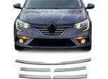 Modanature Griglia Radiatore Modanature Griglia Per Renault Megane 2015-2020 Cromo Argento 5X