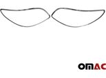 Fanale Posteriore Modanatura Per Peugeot 206 1998-2009 Cromo Abs Argento 2Pcs