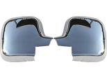 Calotte Degli Specchietti Coprispecchio Per Citroen Berlingo 2008-2012 Cromo Abs Argento