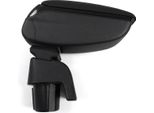 Bracciolo Centrale Console Centrale Per Vw Polo 2009-2014 Finto Cuoio Abs Nero