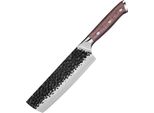 Coltello Da Cucina Damasco TE-37523 - Nakiri/Marrone KP37523