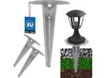 Kotarbau® 2 Pz. Picchetto A Terra Manicotto Drive-In Per Illuminazione Da Giardino 175 Mm In Acciaio Zincato Picchetto A Terra Ancoraggio A Terra Ancoraggio Drive-In Per Illuminazione Da Giardino Manicotto A Terra Ancoraggio A Terra