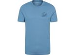 Mountain Warehouse - Maglietta "Edinburgh"" Da Uomo A Maniche Corte MW4461 (Xxl) (Blu)"