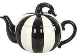 Something Different - Teiera "Strange & Unusual"", Zucca A Righe SD10168 (Taglia Unica) (Nero/Bianco)"
