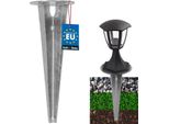 Kotarbau® Picchetto A Terra Manicotto Drive-In Per Lampade Da Giardino ⌀ 115 Mm In Acciaio Zincato Picchetto A Terra Ancoraggio A Terra Ancoraggio A Terra Supporto A Terra Drive-In Per Lampade Da Giardino Manicotto A Terra Ancoraggio A Terra