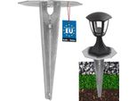 Kotarbau® Picchetto A Terra Manicotto A Innesto Per Illuminazione Da Giardino 190 Mm In Acciaio Zincato Picchetto A Terra Ancoraggio A Terra Ancoraggio A Innesto Per Illuminazione Da Giardino Manicotto A Terra Ancoraggio A Innesto