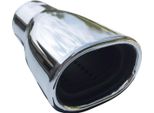 Guarnizione Terminale Di Scarico Per Seat Altea Cordoba Exeo In Acciaio Inox Cromato 53-59Mm