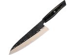 Coltello Da Cucina Damasco ZA-37583 - Chef/Nero/Marrone KP37583