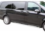 Pannelli Paraurti In Acciaio Per Mercedes Vito Classe W447 2014-2025 Grigio