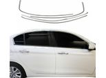 Modanature Per Finestrini Per Fiat Tipo 2016-2025 Acciaio Inox Superiore Cromato 4X