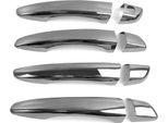 Rivestimento Maniglia Porta Per Opel Grandland X / Crossland X 2017-2024 4 Porte H1 Cromo 8X