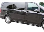 Pannelli Paraurti In Acciaio Per Mercedes Vito W447 2014-2025 L1 Nero 2X