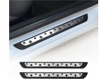 Modanature Soglie Porta Per Bmw Serie 3 E46 1998-2007 Cromo Plastica 2X