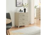 Armadio In Metallo 'HäMeenlinna' Con 3 Cassetti In Acciaio 60 X 40 X 72 Cm Colore Cammello