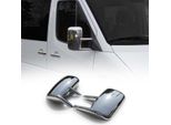 Calotte Degli Specchietti Coprispecchietto Per Mercedes Sprinter W901 1995-2006 Abs Cromo