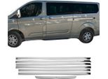 Modanature Per Finestrini Per Ford Tourneo Custom V362 2013-2023 In Acciaio Inox Cromato 8X
