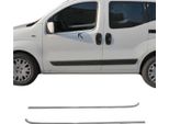 Modanature Per Finestre Per Fiat Fiorino 2007-2021 In Acciaio Inox Cromato 2 Pezzi